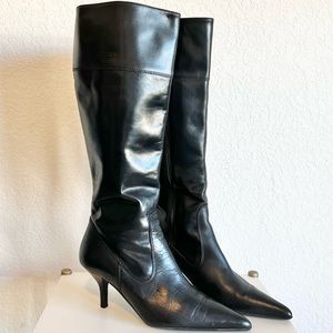 Coach Heeled Knee High Boots Mandie Style